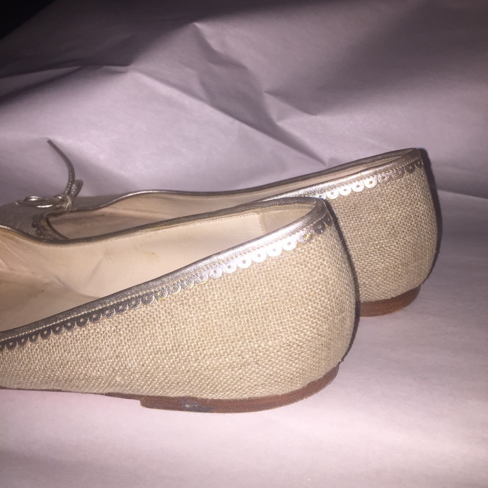 auth CHRISTIAN LOUBOUTIN size 40.5 BALLET FLATS - Picture 7 of 8